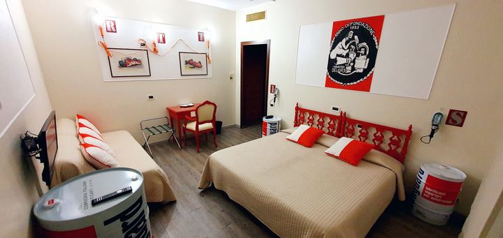 Camera tema Sport Admiral Hotel Milano